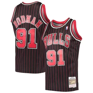 Dennis Rodman Chicago Bulls Hardwood Classics Swingman Jersey Black