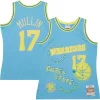 Chris Mullin Golden State Warriors 1993/94 Swingman Sidewalk Sketch Jersey Light Blue