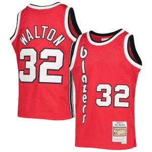 Bill Walton Portland Trail Blazers Youth 1976/77 Hardwood Classics Swingman Jersey Black