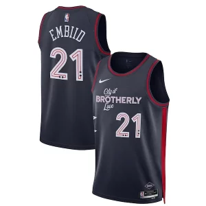 Joel Embiid Philadelphia 76ers Nike Unisex 2023/24 Swingman Jersey Navy City Edition
