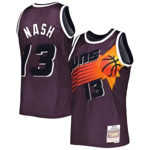 Steve Nash Phoenix Suns 1996/97 Hardwood Classics Off-Court Swingman Jersey Purple