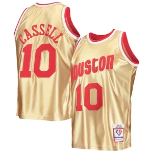 Sam Cassell Houston Rockets 75th Anniversary 1993/94 Hardwood Classics Swingman Jersey Gold