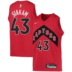 Pascal Siakam Toronto Raptors Nike Youth 2021/22 Diamond Swingman Jersey Icon Edition Red