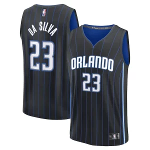 Tristan da Silva Orlando Magic Youth 2024 NBA Draft Fast Break Player Jersey Icon Edition Black