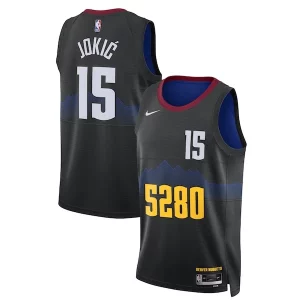 Nikola Jokic Denver Nuggets Nike Unisex 2023/24 Swingman Jersey Black City Edition
