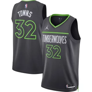 Karl-Anthony Towns Minnesota Timberwolves Jordan Brand Unisex Swingman Jersey Statement Edition Charcoal