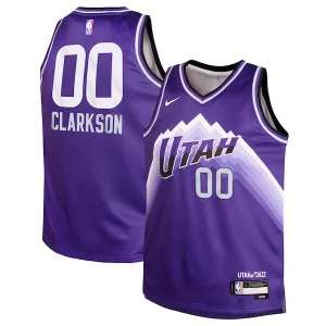 Jordan Clarkson Utah Jazz Nike Youth Swingman Replica Jersey City Edition Purple