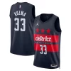 Kyle Kuzma Washington Wizards Jordan Brand Unisex 2024/25 Swingman Jersey Statement Edition Navy