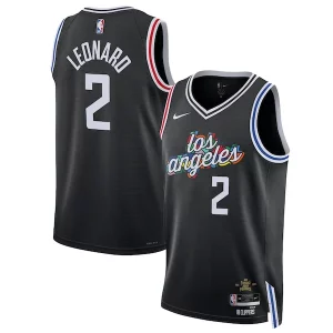 Kawhi Leonard LA Clippers Nike Unisex 2022/23 Swingman Jersey City Edition Black