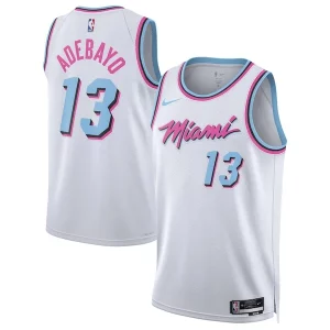 Bam Adebayo Miami Heat Nike Unisex 2024/25 Swingman Player Jersey City Edition White