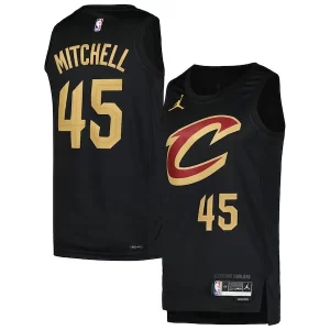 Donovan Mitchell Cleveland Cavaliers Jordan Brand Swingman Player Jersey Statement Edition Black
