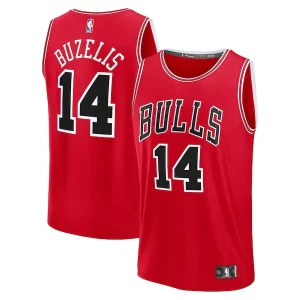 Matas Buzelis Chicago Bulls Fast Break Replica Player Jersey Icon Edition Red