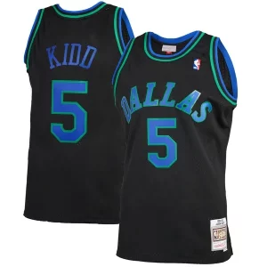 Jason Kidd Dallas Mavericks 1994/95 Hardwood Classics Reload 2.0 Swingman Jersey Black