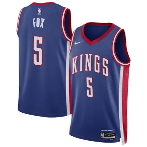 De'Aaron Fox Sacramento Kings Nike Unisex 2024/25 Swingman Player Jersey City Edition Blue