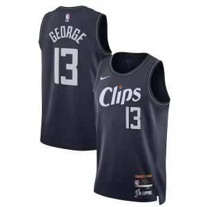 Paul George LA Clippers Nike Unisex 2023/24 Swingman Jersey Navy City Edition