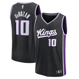 DeMar DeRozan Sacramento Kings Fast Break Replica Player Jersey Icon Edition Black