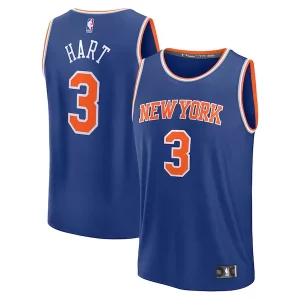 Josh Hart New York Knicks Fast Break Replica Player Jersey Icon Edition Royal