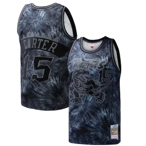 Vince Carter Toronto Raptors Hardwood Classics 1998/99 Tie-Dye Swingman Jersey Black