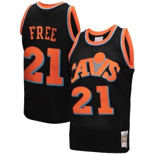 Cleveland Cavaliers 1984-85 Hardwood Classics World B. Free Reload 3.0 Swingman Jersey Black