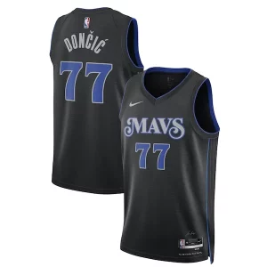 Luka Dončić Dallas Mavericks Nike Unisex 2023/24 Swingman Jersey Black City Edition