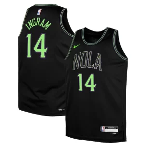 Brandon Ingram New Orleans Pelicans Nike Youth Swingman Replica Jersey City Edition Black