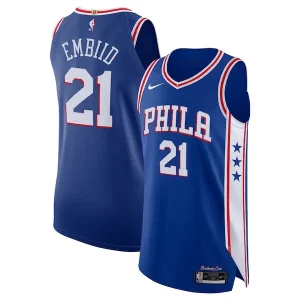 Joel Embiid Philadelphia 76ers Nike Authentic Jersey Association Edition Royal