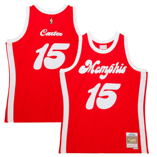 Vince Carter Memphis Grizzlies 2015/16 Hardwood Classics Swingman Jersey Red