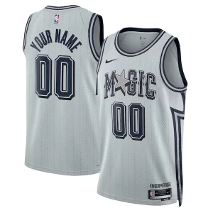 Orlando Magic Nike Unisex 2024/25 Custom Swingman Jersey City Edition Silver