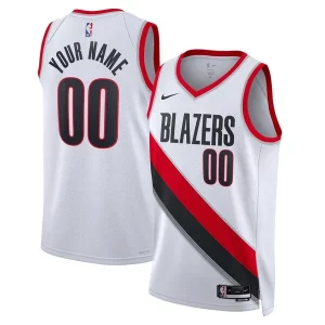 Portland Trail Blazers Nike Unisex Swingman Custom Jersey White Association Edition