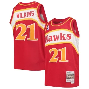 Dominique Wilkins Atlanta Hawks Youth 1986/87 Hardwood Classics Swingman Throwback Jersey Red