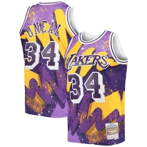 Shaquille O'Neal Los Angeles Lakers Hardwood Classics 1996/97 Hyper Hoops Swingman Jersey Purple