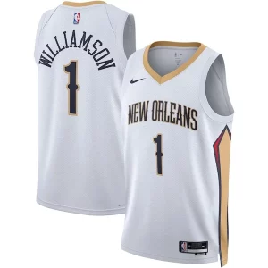 Zion Williamson New Orleans Pelicans Nike Unisex Swingman Jersey Association Edition White/Navy