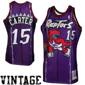 Vince Carter Toronto Raptors 1998/99 Throwback Authentic Jersey Purple