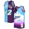 John Stockton Utah Jazz Hardwood Classics 1996/97 Split Swingman Jersey Purple/Turquoise