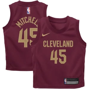 Donovan Mitchell Cleveland Cavaliers Nike Toddler Swingman Player Jersey Icon Edition Wine