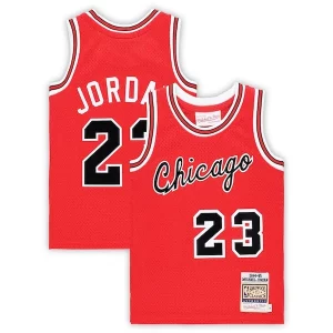 Michael Jordan Chicago Bulls Preschool Hardwood Classics 1984/85 Authentic Swingman Jersey Red
