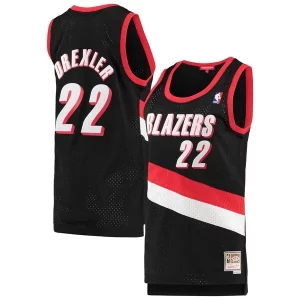Clyde Drexler Portland Trail Blazers Women's 1991/92 Hardwood Classics Swingman Jersey Black