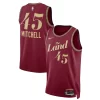 Donovan Mitchell Cleveland Cavaliers Nike Unisex 2023/24 Swingman Jersey Wine City Edition