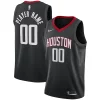 Houston Rockets Nike Swingman Custom Jersey Black Statement Edition