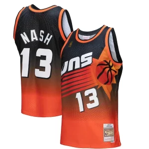Steve Nash Phoenix Suns 1996/97 Hardwood Classics Fadeaway Swingman Player Jersey Orange/Black