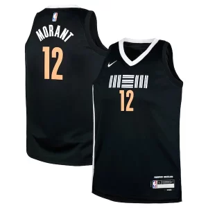 Ja Morant Memphis Grizzlies Nike Youth Swingman Replica Jersey City Edition Black