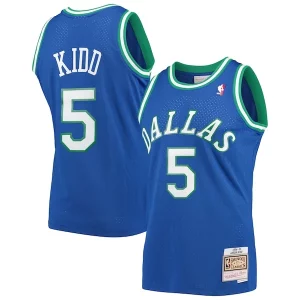 Jason Kidd Dallas Mavericks 1994/95 Hardwood Classics Swingman Jersey Blue
