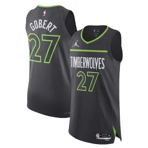 Rudy Gobert Minnesota Timberwolves Jordan Brand Authentic Player Jersey Statement Edition Anthracite