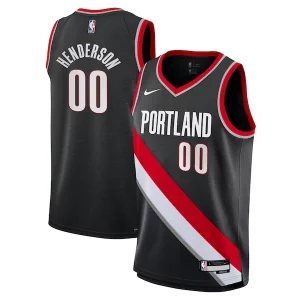 Scoot Henderson Portland Trail Blazers Nike Youth Swingman Jersey Icon Edition Black