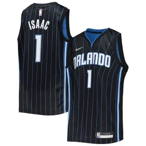 Jonathan Isaac Orlando Magic Nike Youth 2021/22 Diamond Swingman Jersey Icon Edition Black