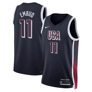 Joel Embiid Unisex Nike Men's USA Basketball 2024 Swingman Player Jersey Navy