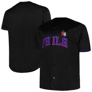 Philadelphia 76ers Profile Big & Tall Pop Jersey Black