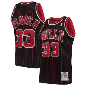 Scottie Pippen Chicago Bulls 1995/96 Hardwood Classics Authentic Jersey Black