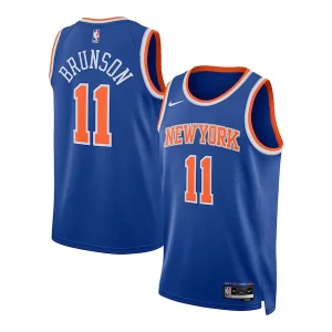 Jalen Brunson New York Knicks Nike Unisex Swingman Jersey Icon Edition Blue