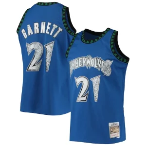 Kevin Garnett Minnesota Timberwolves 2003/04 Hardwood Classics NBA 75th Anniversary Diamond Swingman Jersey Blue